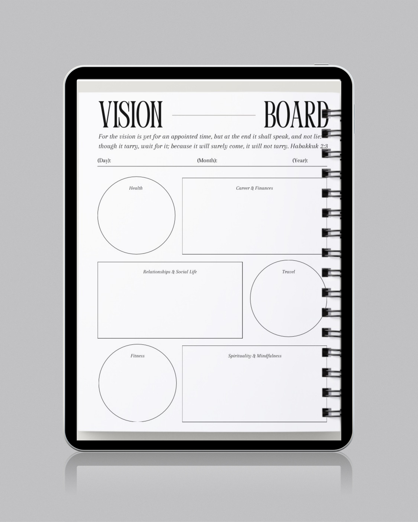 BLOOM Digital Christian Wellness Planner