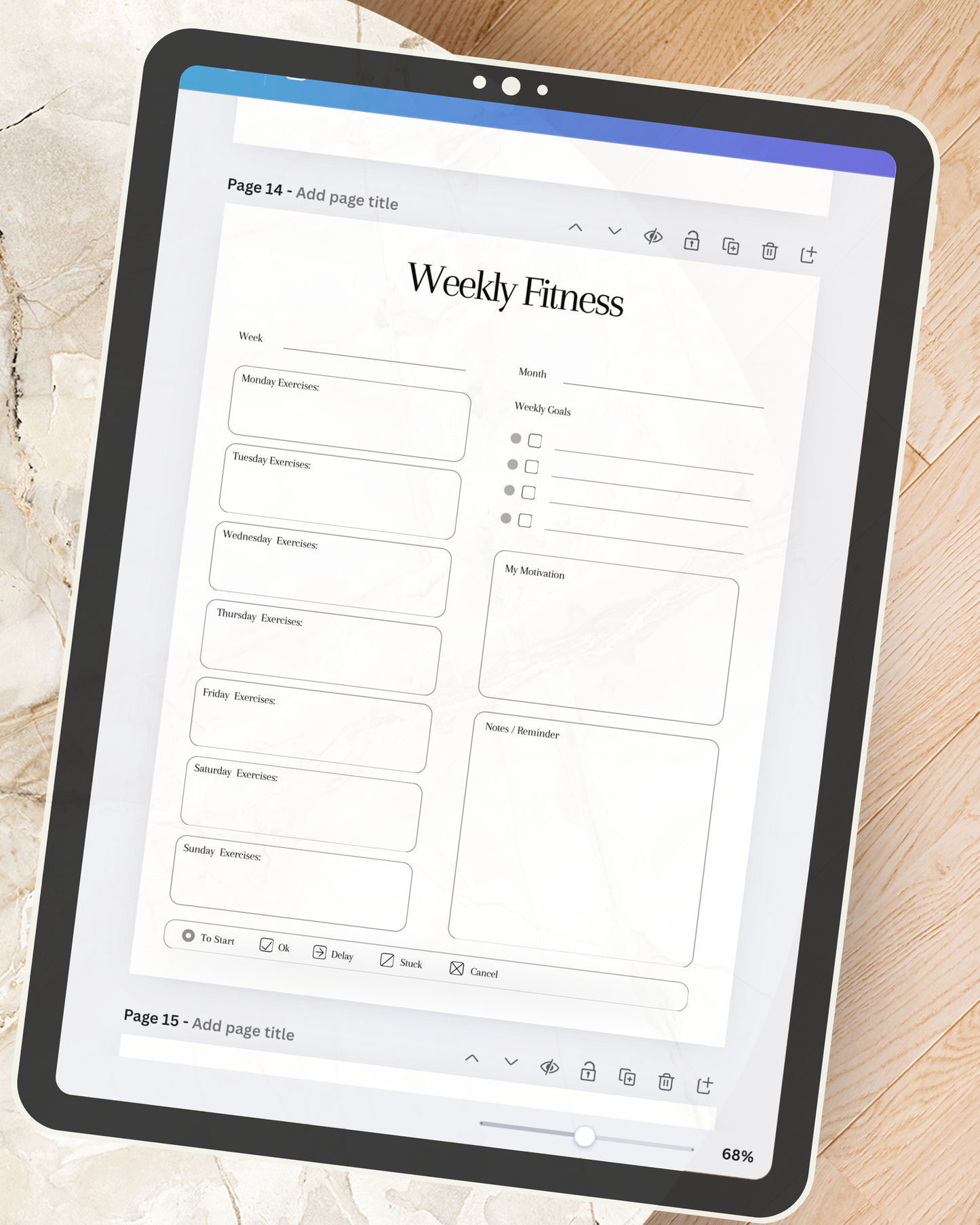 BLOOM Digital Christian Wellness Planner