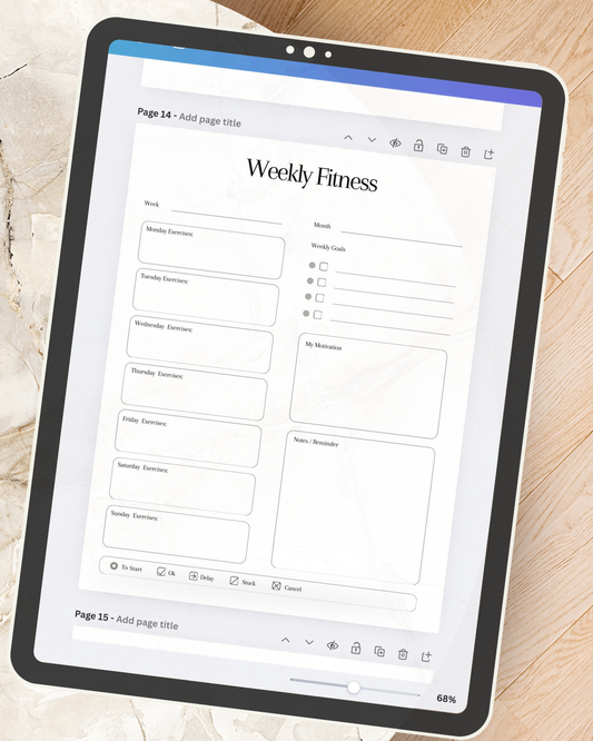 BLOOM Digital Christian Wellness Planner